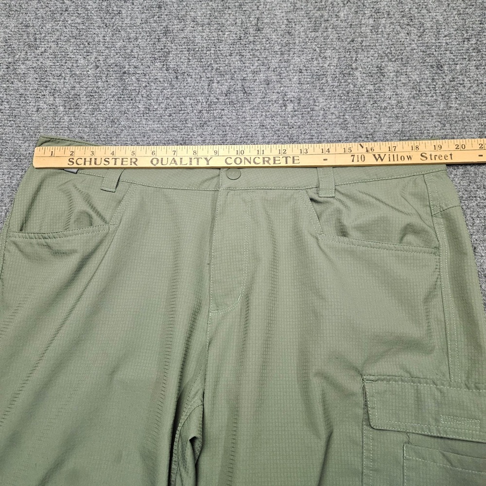 Columbia PFG Convertible Cargo Pants 38x32 Green Zip Off‎ Utility Fishing Gear - Picture 6 of 10